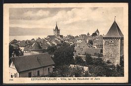 Estavayer-le-Lac, Ville, lac de Neuchate