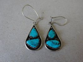 Navajo Hopi Ohrringe / Spencer Sterling