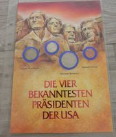 Münzenset - Mintset USA Die 4 bekanntesten Präsidenten
