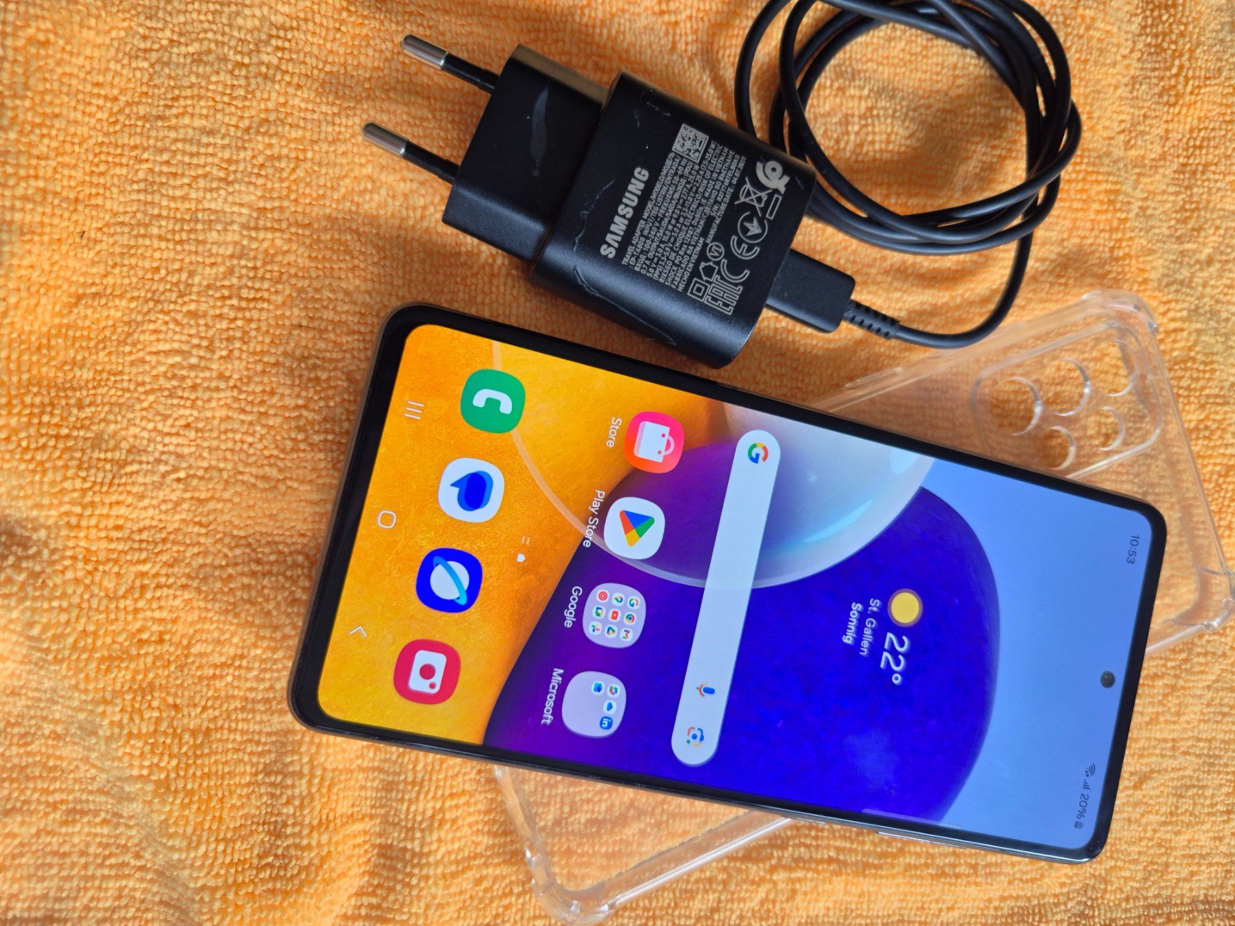 Samsung Handys / Smartphones: Samsung A72 black 128gb Duos – Gebraucht aus St. Gallen von Juhasli