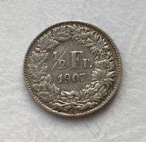 1907 50 Rappen vz+