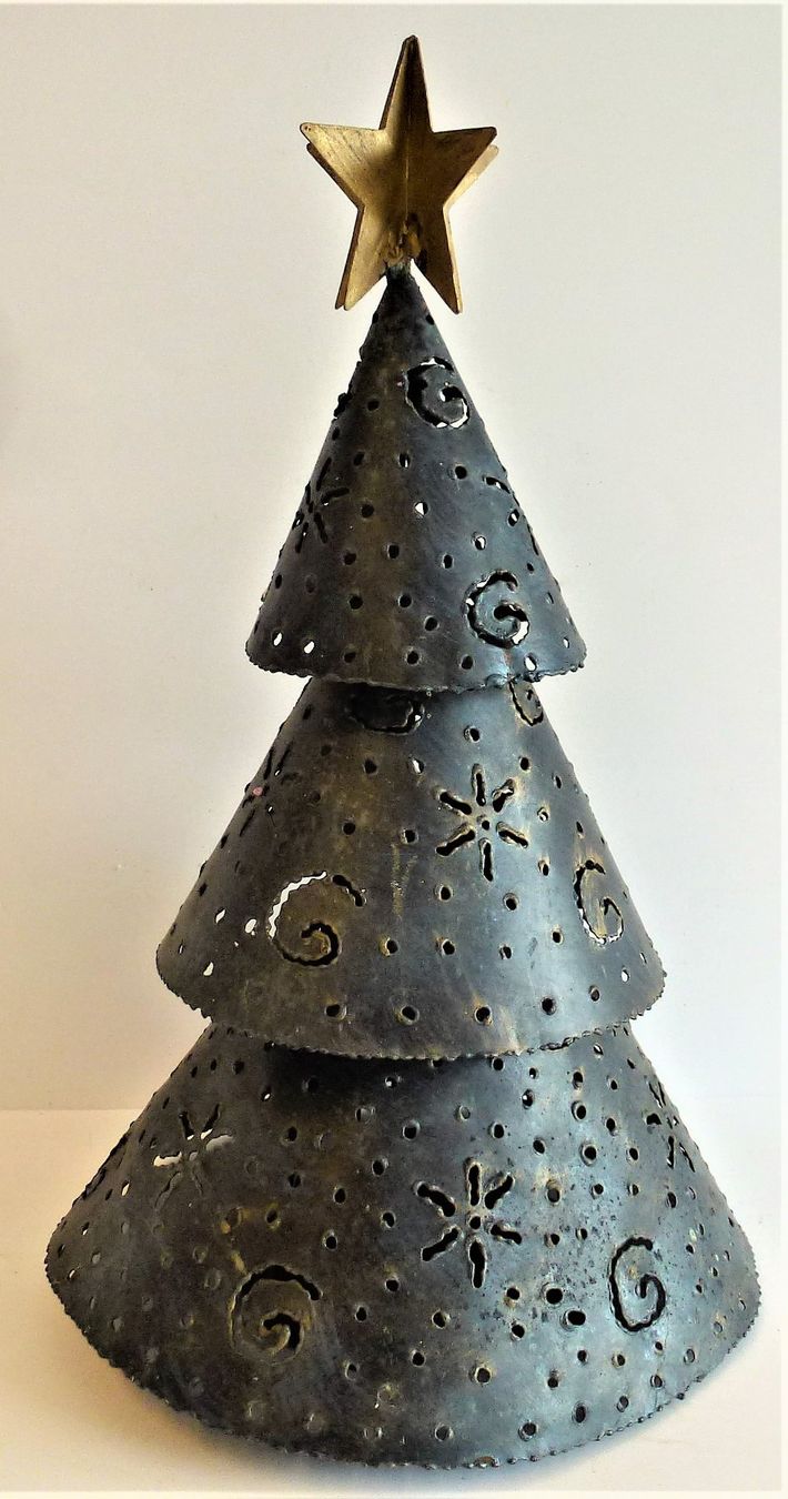 Tutte le decorazioni: Metall-Weihnachtsbaum – Usato da Murgenthal venduto da B.StM 2