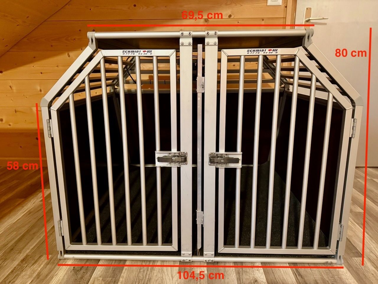 Käfige, Transport & Sicherheit: Sehr grosse Schmidt Doppelbox ca. 104.5x100x80cm – Gebraucht aus Grabs von Na_Va