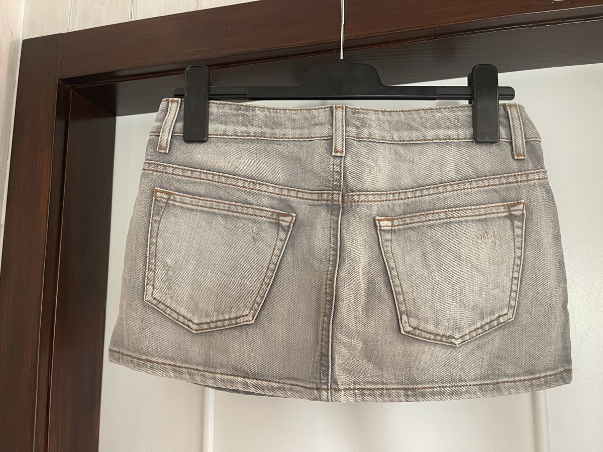 Topshop Gonne: Jeansrock von Topshop, Grau, Groesse 38 – Usato da Plasselb venduto da Mabischer 1