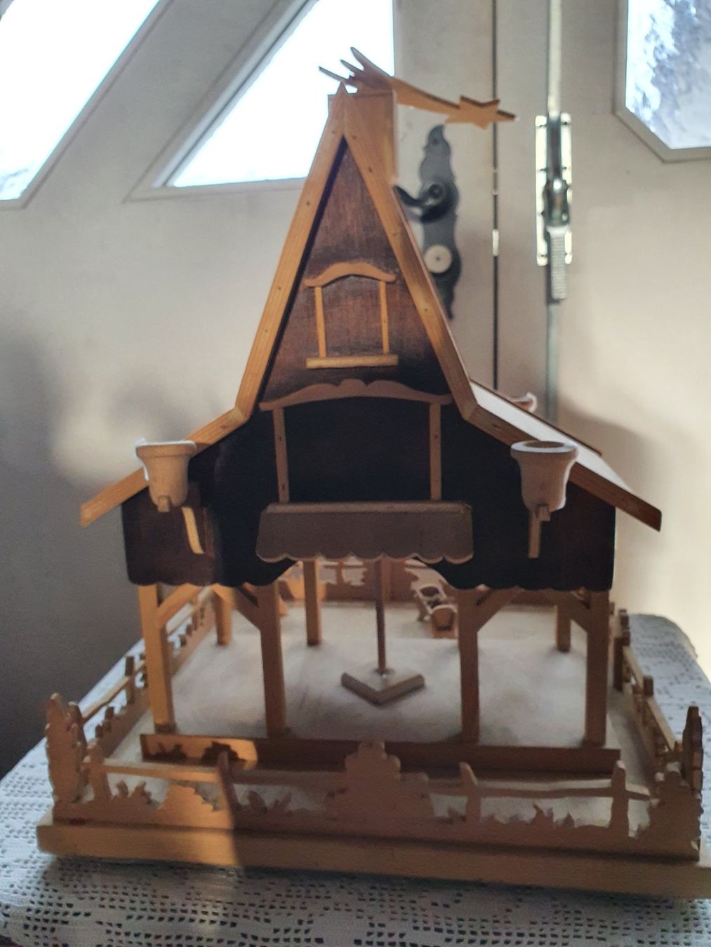 Articoli in legno: Weihnachtskrippe aus Holz – Usato da Villnachern venduto da RicardoMary 3