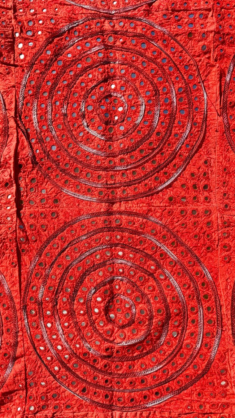 Tessuti: Indische Pailletendecke-ein echter, farbspieliger Hingucker – Nuovo (secondo la descrizione) da Gebertingen venduto da redeal 2