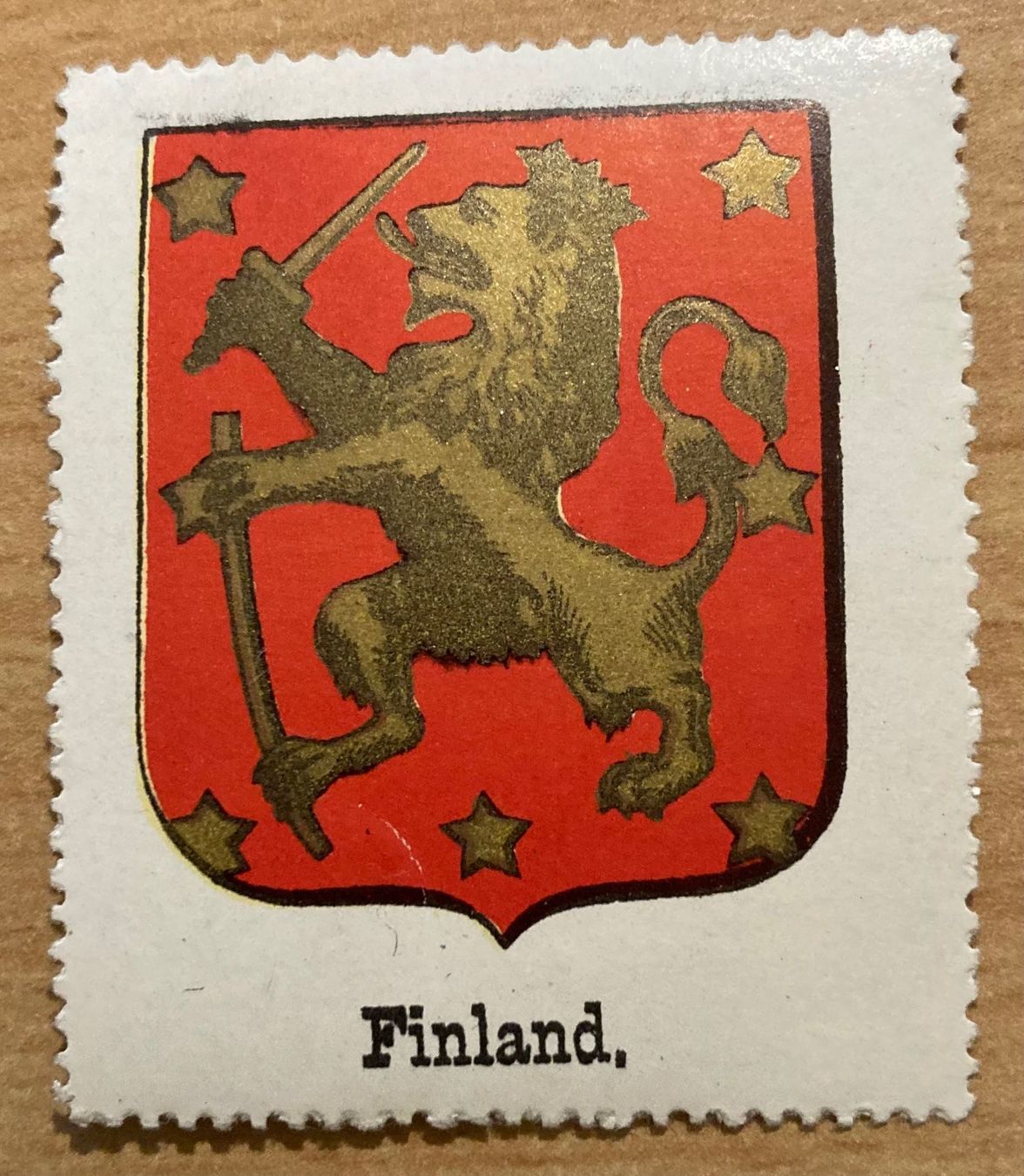 Tutti i francobolli: Werbemarke / Vignette Finland mit Löwe – Usato da Hunzenschwil venduto da zibu88