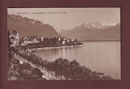 MONTREUX - Quai et Dents du midi