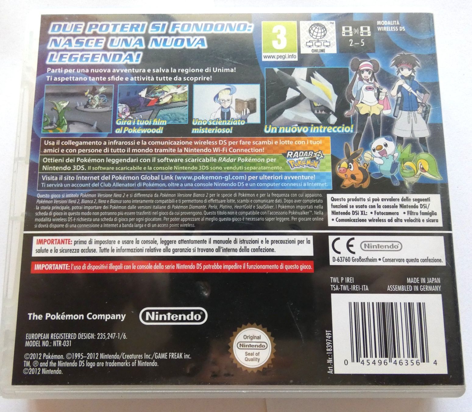 Pokémon Giochi: Nintendo DS - POKEMON Versione NERA 2 – Usato da La Sarraz venduto da classicworldcoins 1
