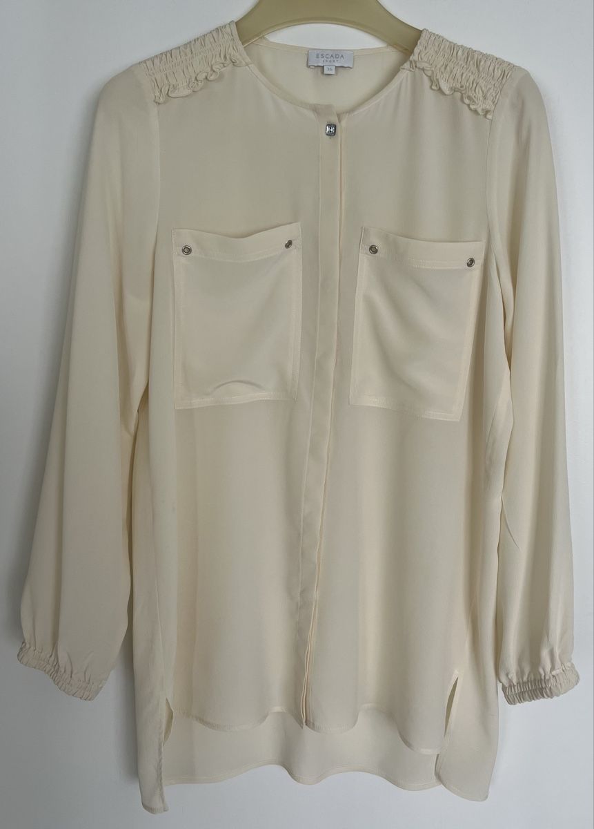 Escada Camicette: Bluse Escada Sport Creme Grösse 36 – Nuovo (secondo la descrizione) da Uster venduto da Family_Boutique