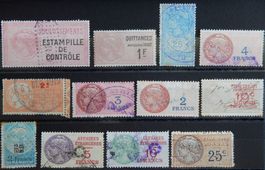 Frankreich Lot mit alten Werten XIX