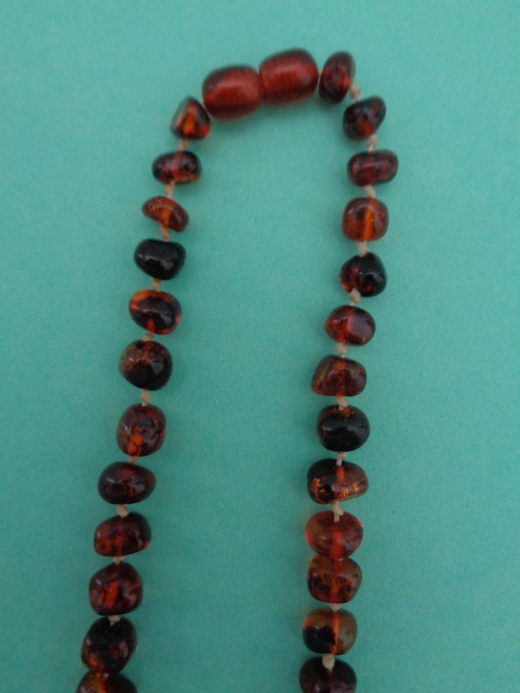 Catenine: Natur Bernstein Kette - Collier  49 cm. – Usato da Chur venduto da omonia 2