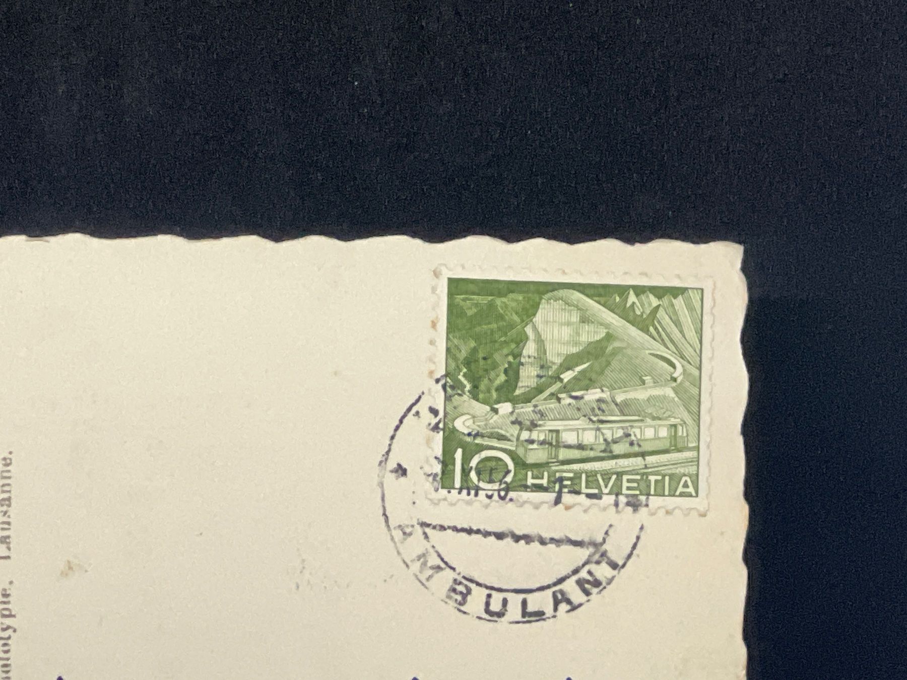 Cartoline postali: Morges: Chapelle de l'Eglise Libre – Usato da Widnau venduto da Brusi9 1