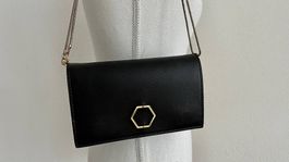 Tasche schwarz/gold klein