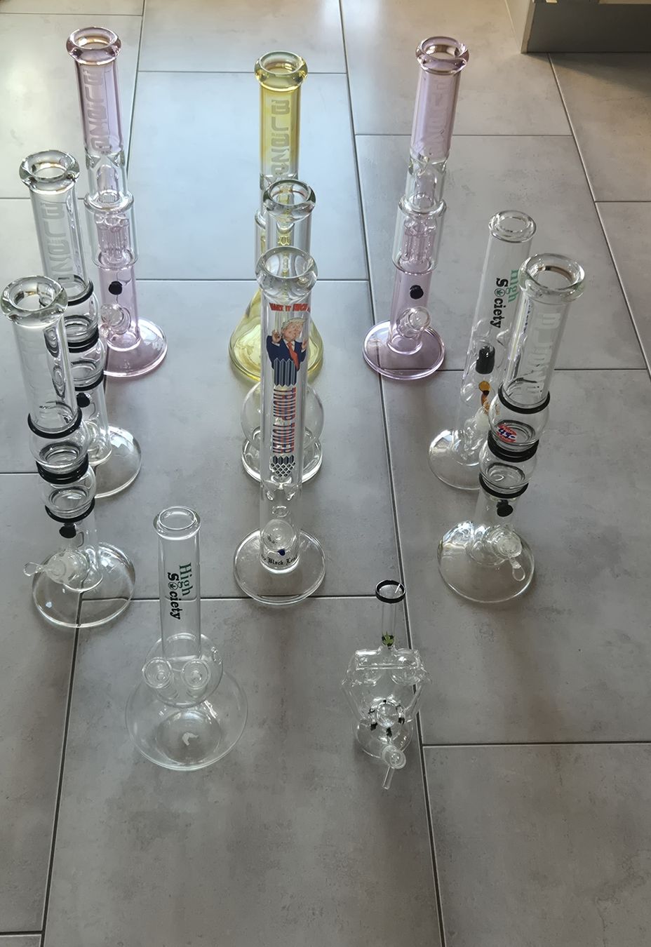 Narghilé: Glas Bongs,  - Super Set, Top Preis! – Nuovo e nell'imballaggio originale da Höfen b. Thun venduto da enr_7xsd