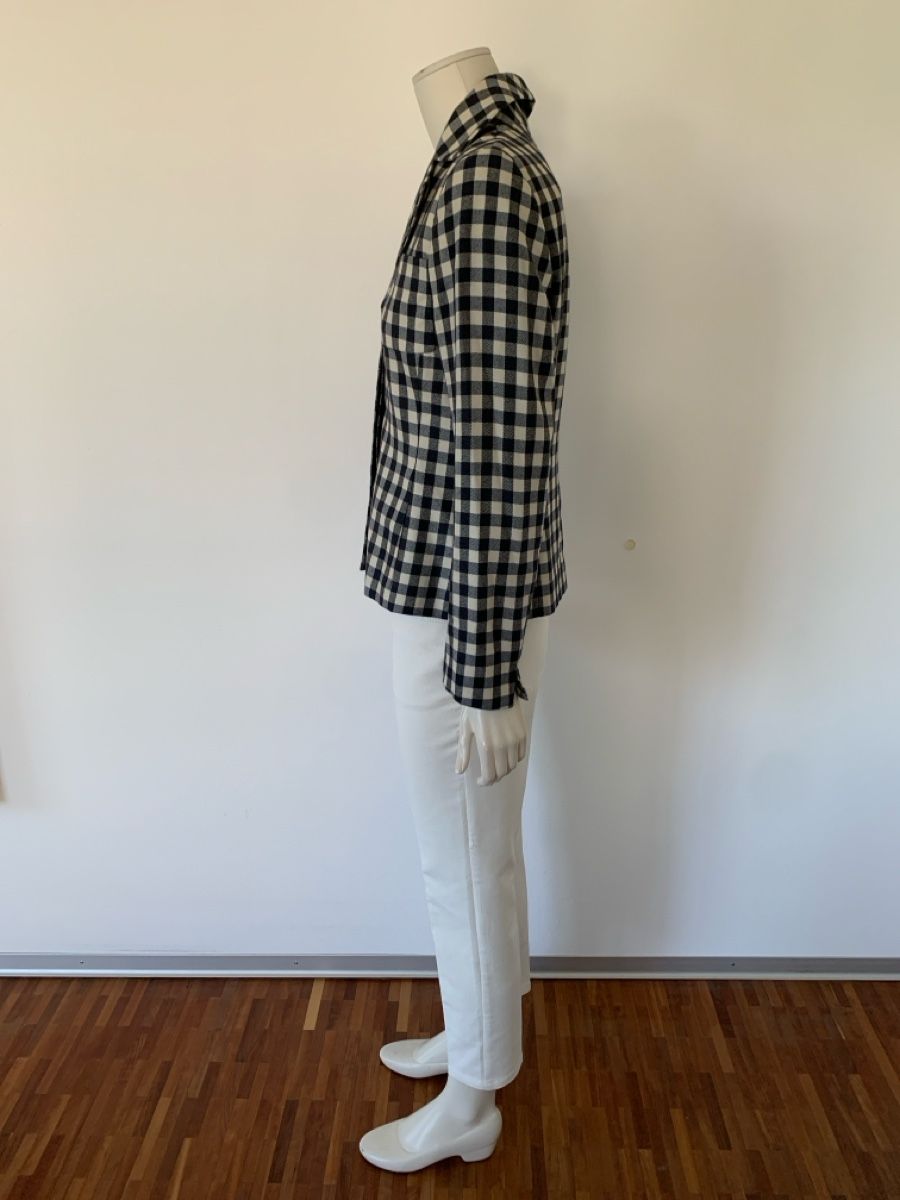 Akris Giacche: AKRIS: Exklusiver karierter Kaschmir-Blazer, 38 – Nuovo (secondo la descrizione) da Luzern venduto da designluzern 4