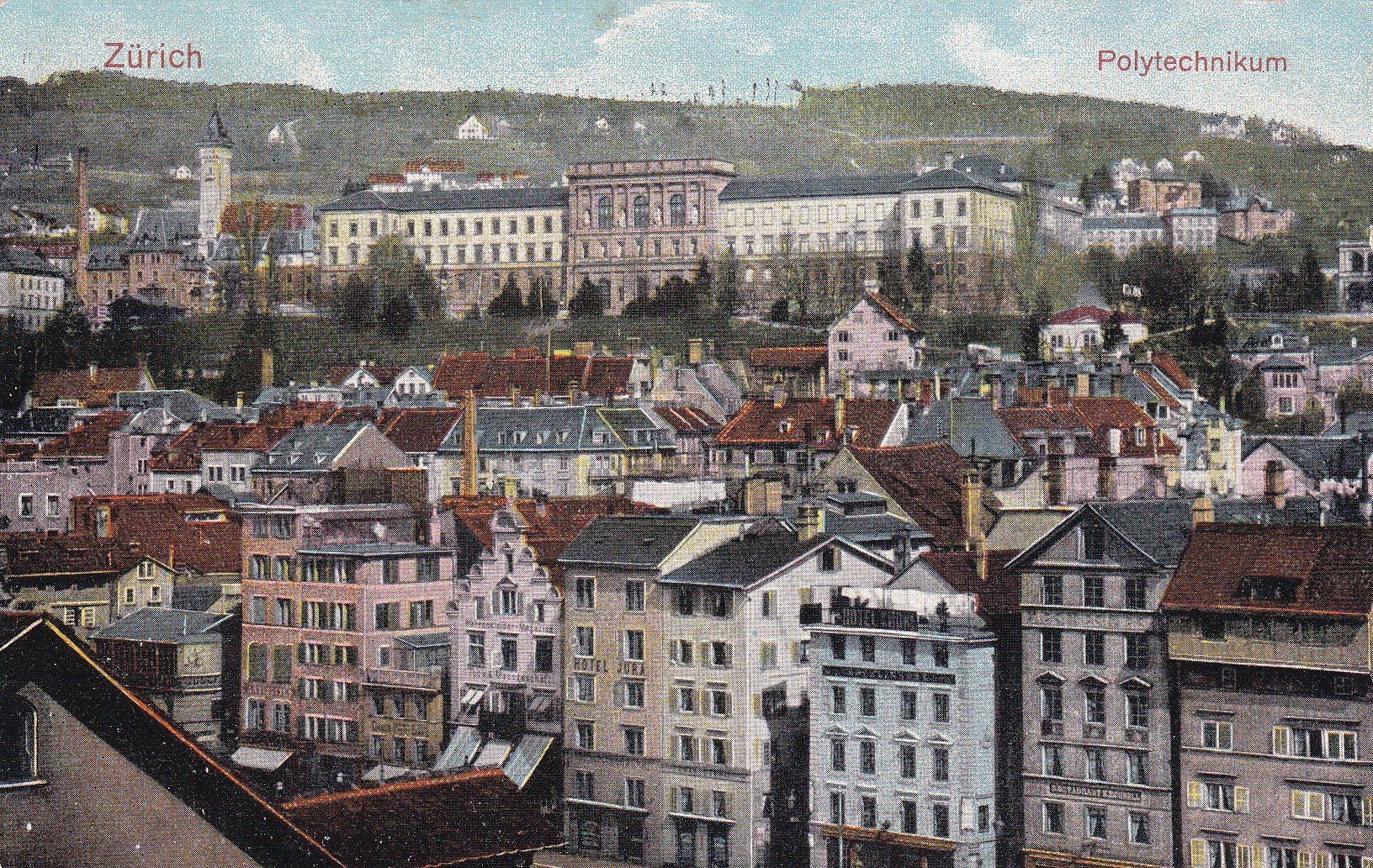 Ansichtskarten: Zürich Polytechnicum  1911 – Gebraucht aus Cormoret von Pascalll2001