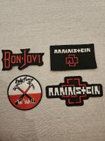 diverse Aufnäher / Patch Rammstein, Bon Jovi, Pink Floyd
