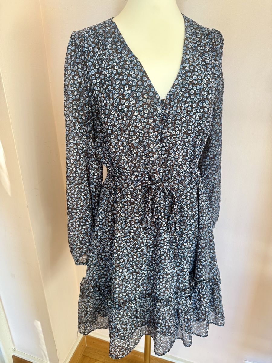 Mango Vestiti: Robe fleurie Mango taille M - cintrée – Usato da Lausanne venduto da Stephaniesdressing