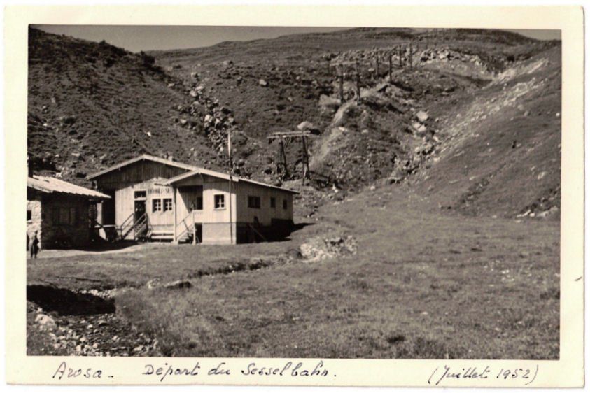 Poster & Bilder: Arosa Sessellift Talstation – Gebraucht aus Binningen von Mountainrider