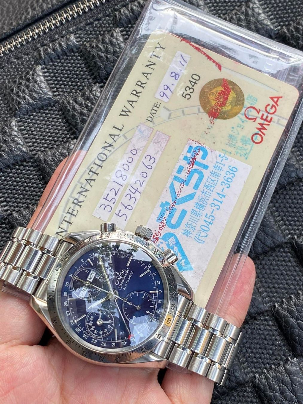 Omega Orologi: Omega Speedmaster triple date calendar – Usato da Genève venduto da Hiakoo 5