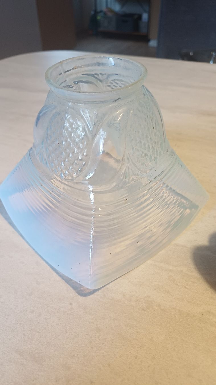 Lampade: Schöne Jugendstil Lampe Opalin  – Usato da Flawil venduto da Naphtali 7