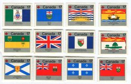Briefmarken "Flaggen". Kanada.