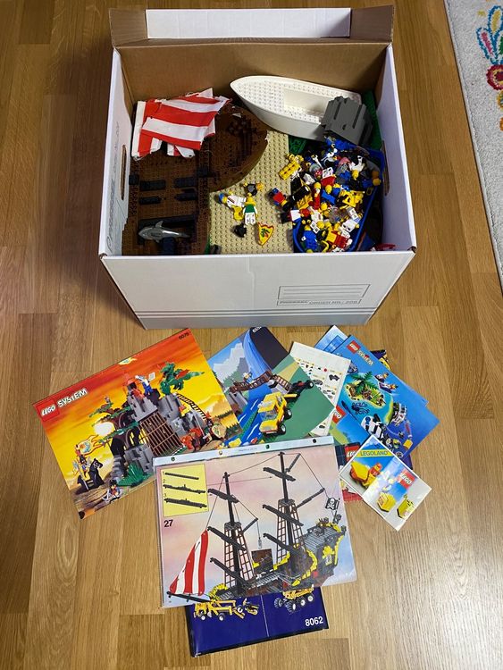 7 Kg Lego Konvolut Mit Piratenschiffteilen Und Anleitungen | Kaufen Auf ...