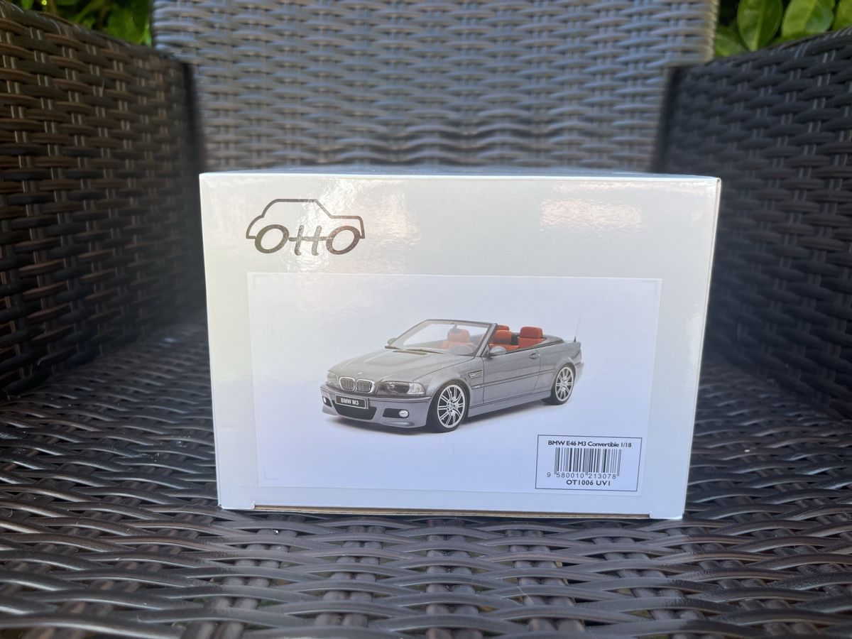 Otto Models Modellini d'auto: Otto BMW M3 E46 CABRIOLET 1:18 grise – Nuovo e nell'imballaggio originale da Genève venduto da Beyond-Time-Geneve 1