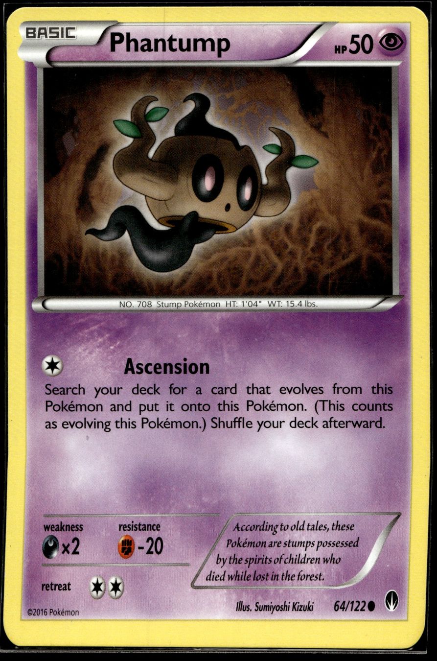 Pokémon Carte collezionabili: Phantump (BKP EN 64/122) – Usato da Affoltern am Albis venduto da Chiesa_5