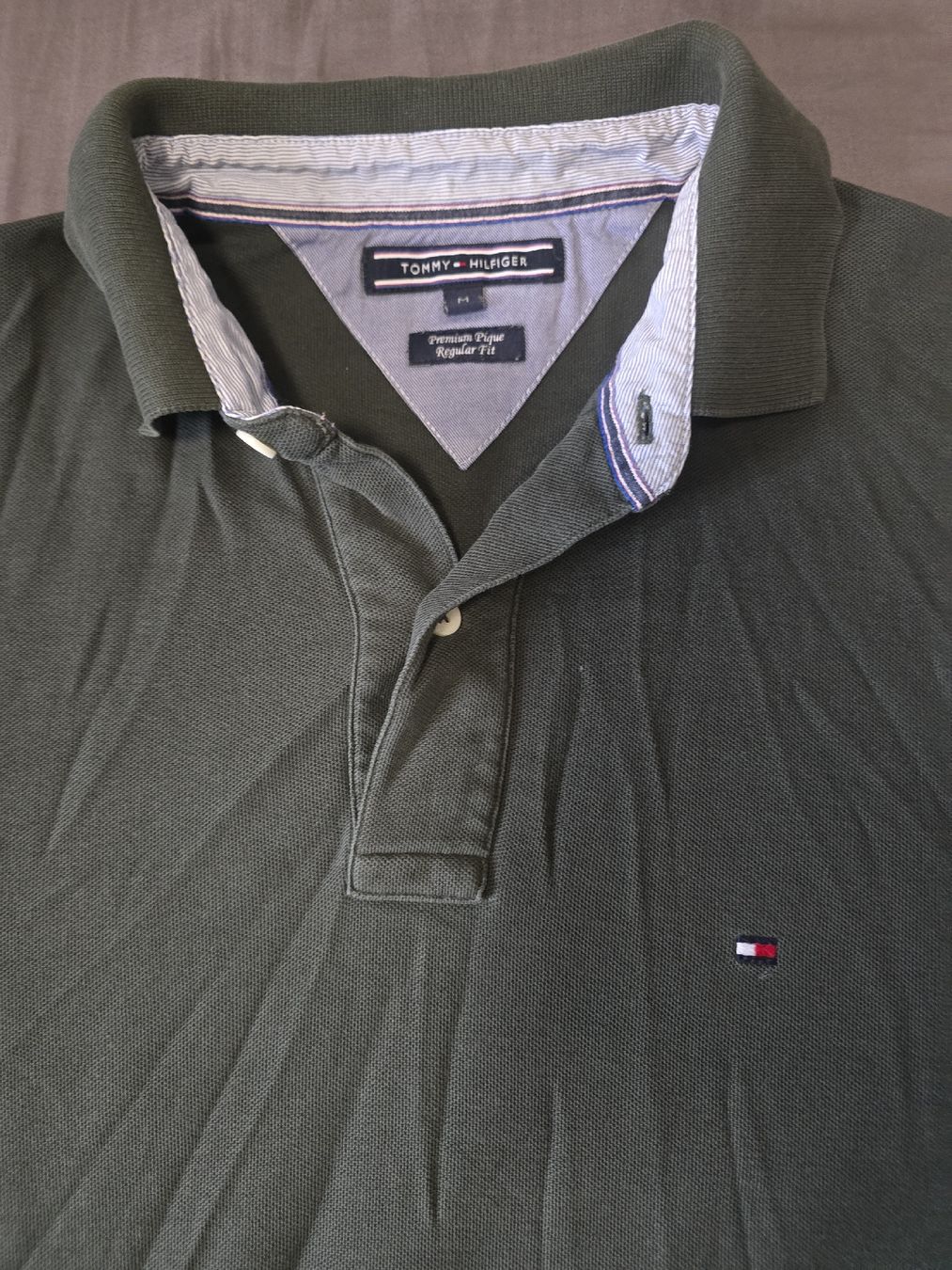 Tommy Hilfiger Polo-Shirts: Polo Tommy Hilfiger vert, taille M – Gebraucht aus Mont-sur-Lausanne von Didinho 1