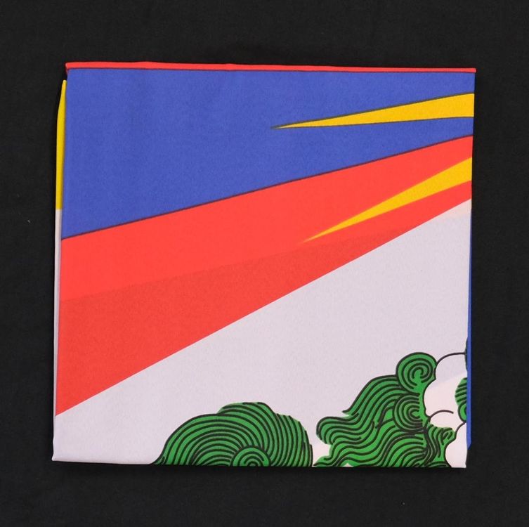 Outdoor-Flagge Tibet 90 X 150 Cm – Aus Polyester, Mit Metallösen | Wetterfest, Für Garten, Balkon & Veranstaltungen