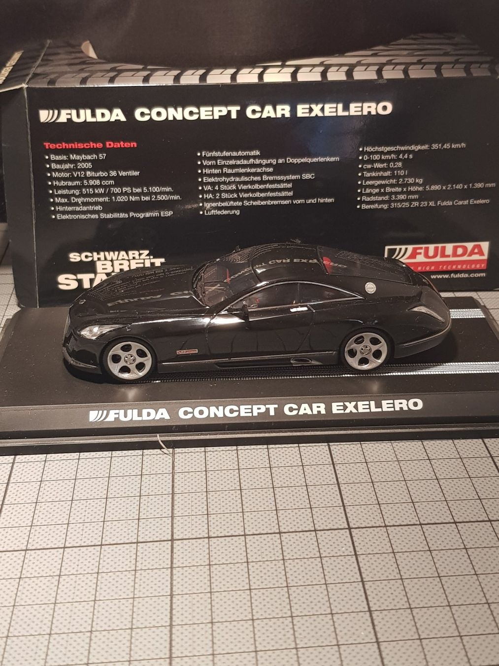 Schuco Modellini d'auto: Maybach Fulda concept car Exelero – Nuovo e nell'imballaggio originale da Chézard-St-Martin venduto da AlPat-Collections