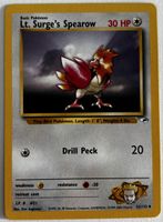 Pokémon Lt. Surge’s Spearow 52/132 Gym Heroes EN 2000