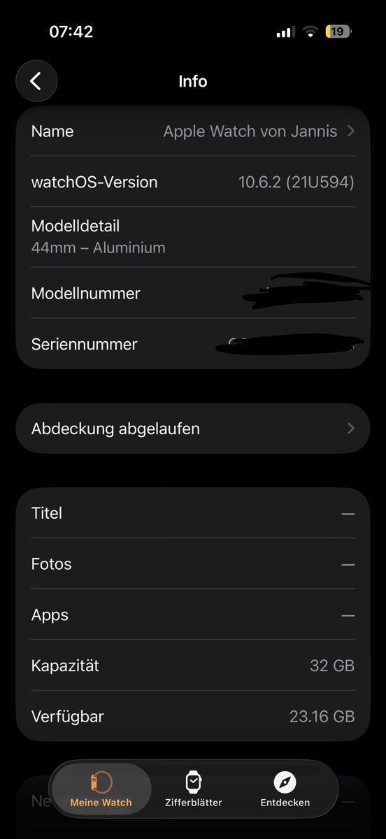 Apple Smartwatch: Apple Watch SE 44mm LTE – D'occasion à Richterswil par jan_b2vx 7
