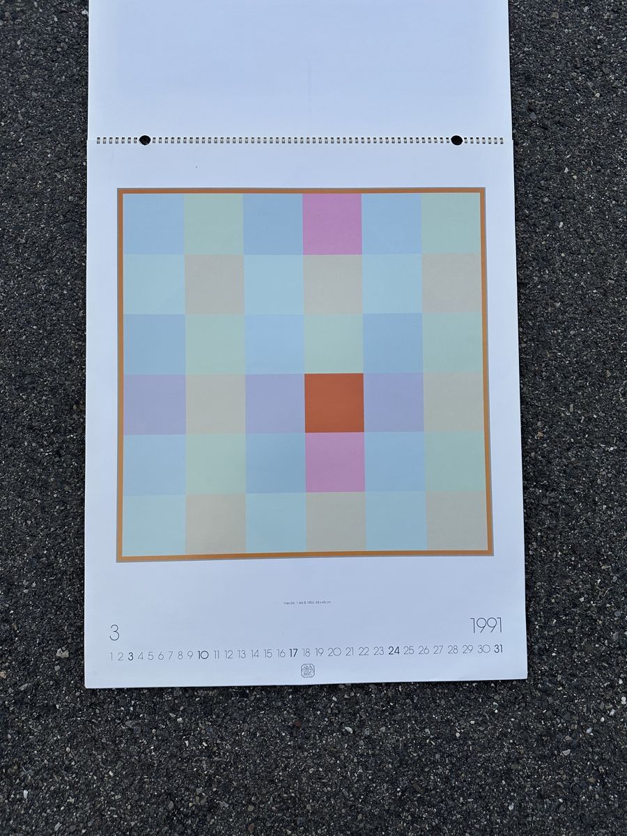 Foto & Immagini: Max Bill Kalender 1991 – Usato da Zürich venduto da frauflufelberg 2