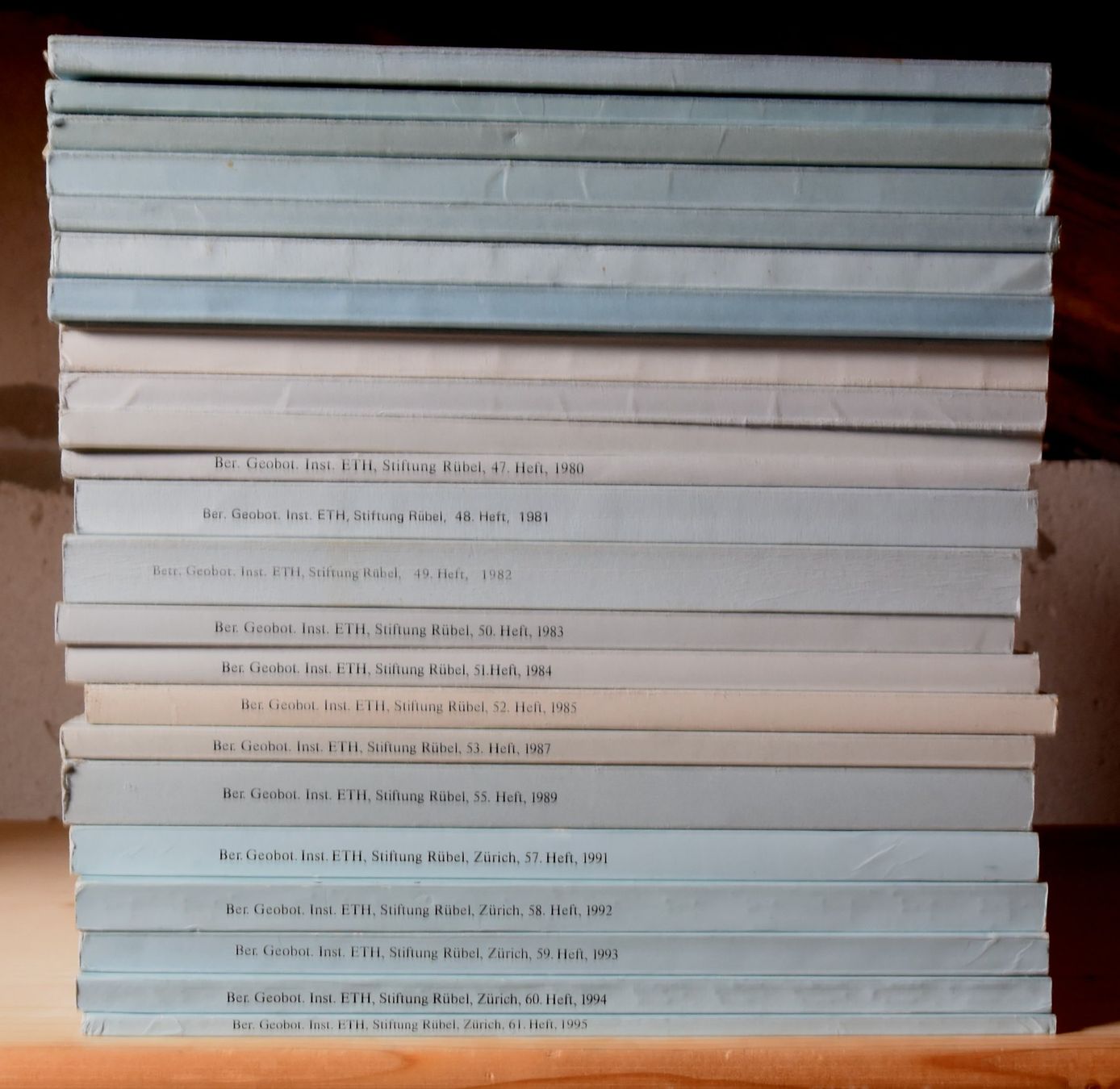 Libri: Berichte des Geobotanischen Institutes der eidg. Techn. – Usato da Erschwil venduto da taglang 1