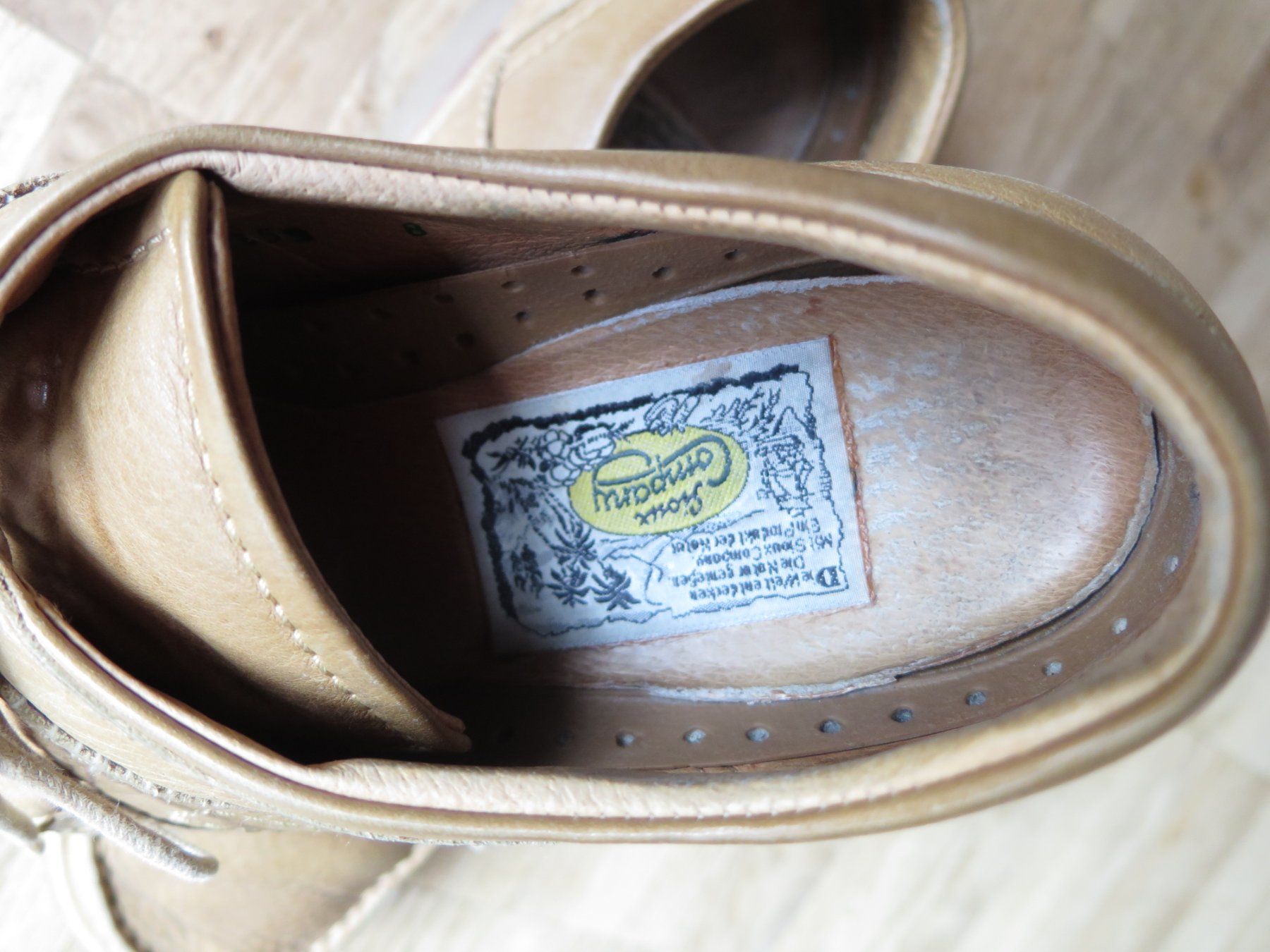 Scarpe da uomo: Sioux Leder hellbraun Schnürschuh Grösse 8 - 42 – Usato da Zwingen venduto da Tigertimmi 3