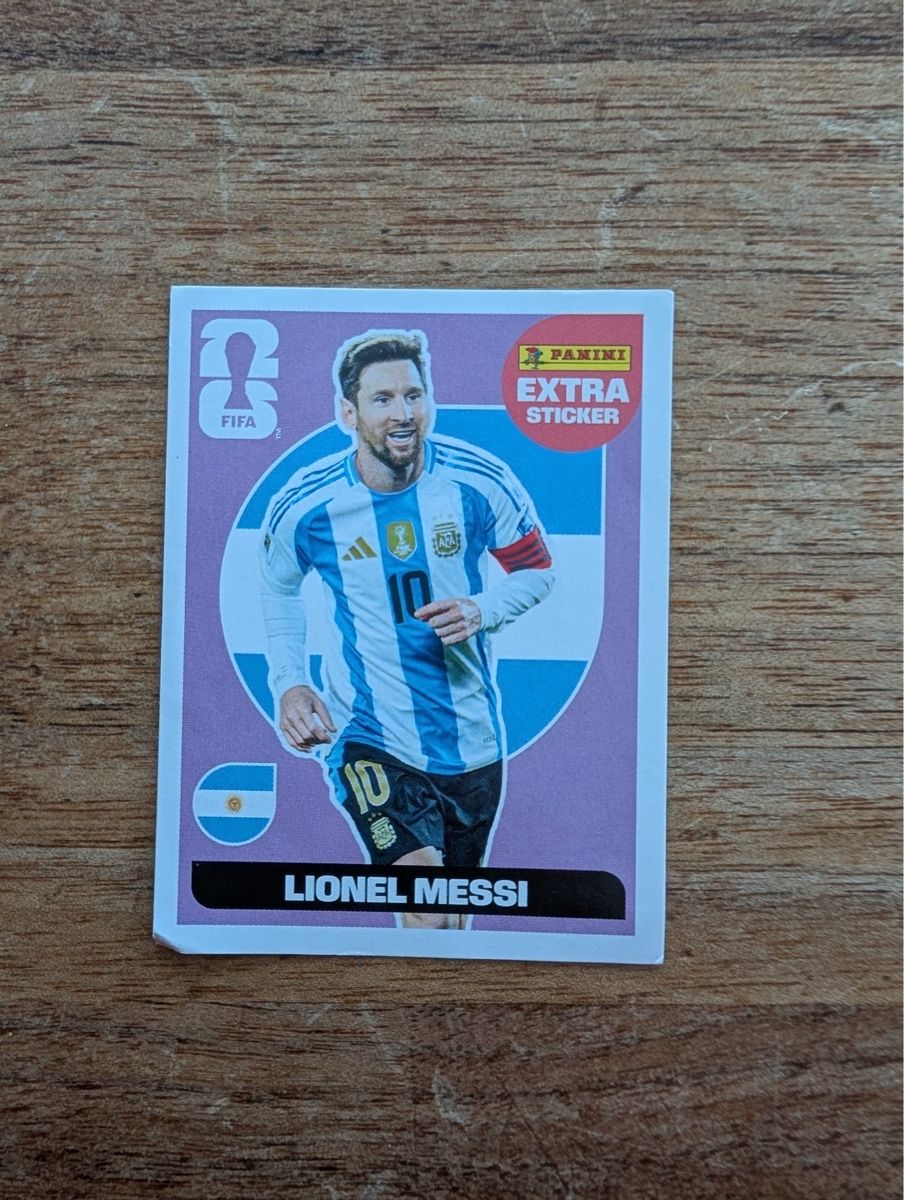 Panini Carte collezionabili: Messi extra Sticker Pink – Nuovo (secondo la descrizione) da Starrkirch-Wil venduto da Goemsu