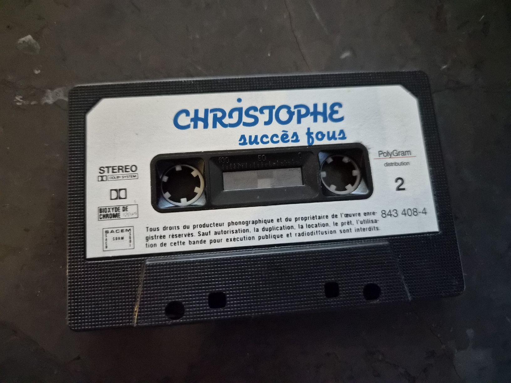Musicassette: Christophe - Succès Fous K7 originale – Usato da La Joux FR venduto da car_ck96 3