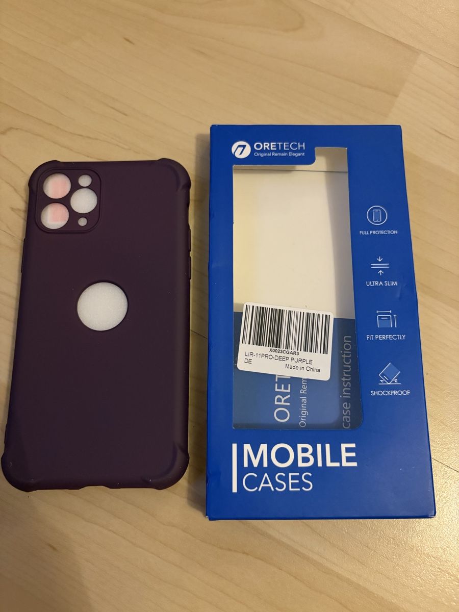 Apple Cover & Protezioni schermo: Schutzhülle ORETECH f. iPhone 11 Pro Deep Purple neu – Nuovo e nell'imballaggio originale da Ottenbach venduto da ALsales