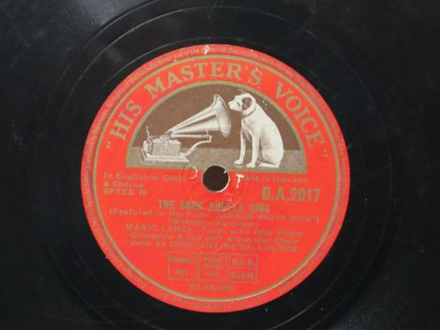 Dischi in vinile: Schellack Mario Lanza Because You're Mine – Usato da Eschenbach SG venduto da Astalavista 4
