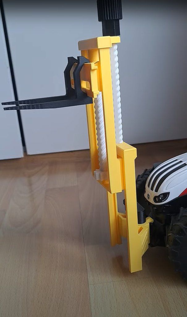 Giocattoli: Gabel-Stapler, passend für Bruder Traktoren – Nuovo (secondo la descrizione) da Sattel venduto da SchulerTS 5