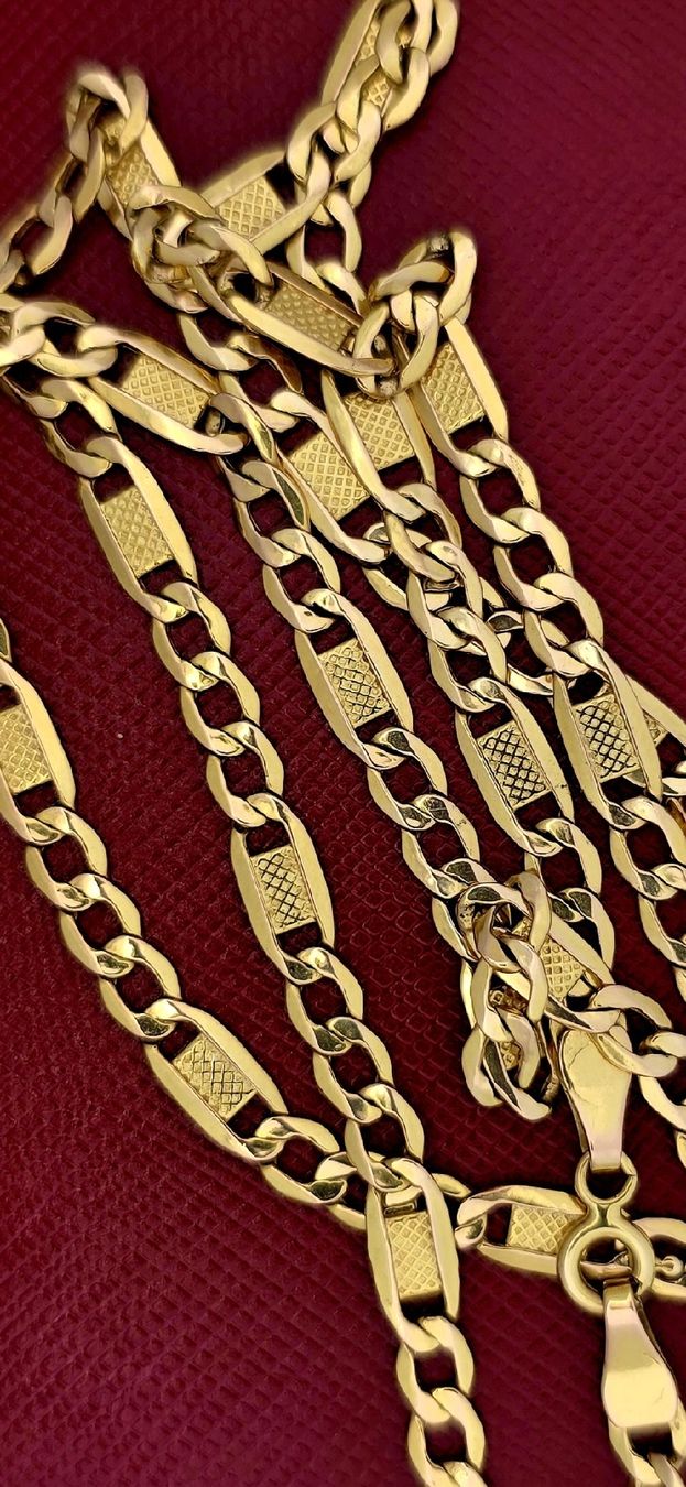 Catenine: 14 Karat Figaro-Kette – Usato da Zürich venduto da Juwelier_Stauffacher 1