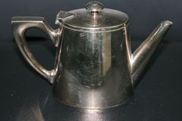 versilbertes Kaffee- oder Teekännchen von Hacker, 4 dl