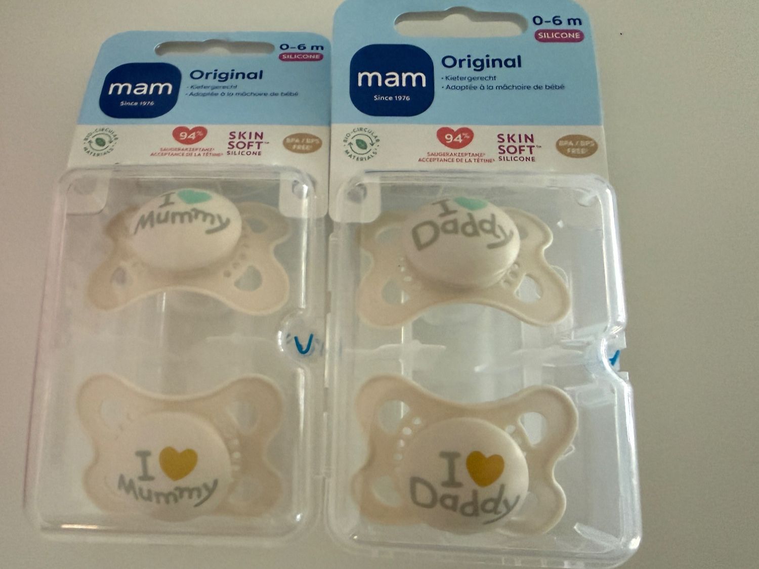 Mam Nuggis & Nuggiketten: NEU! 2x MAM Nuggi 2er Set 0-6Monate – Neu und originalverpackt aus Schönenwerd von d.chiara