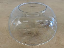 Lampenschirm_Glas mit Schliff ca. ⌀105, ⌀225 x H 88 mm