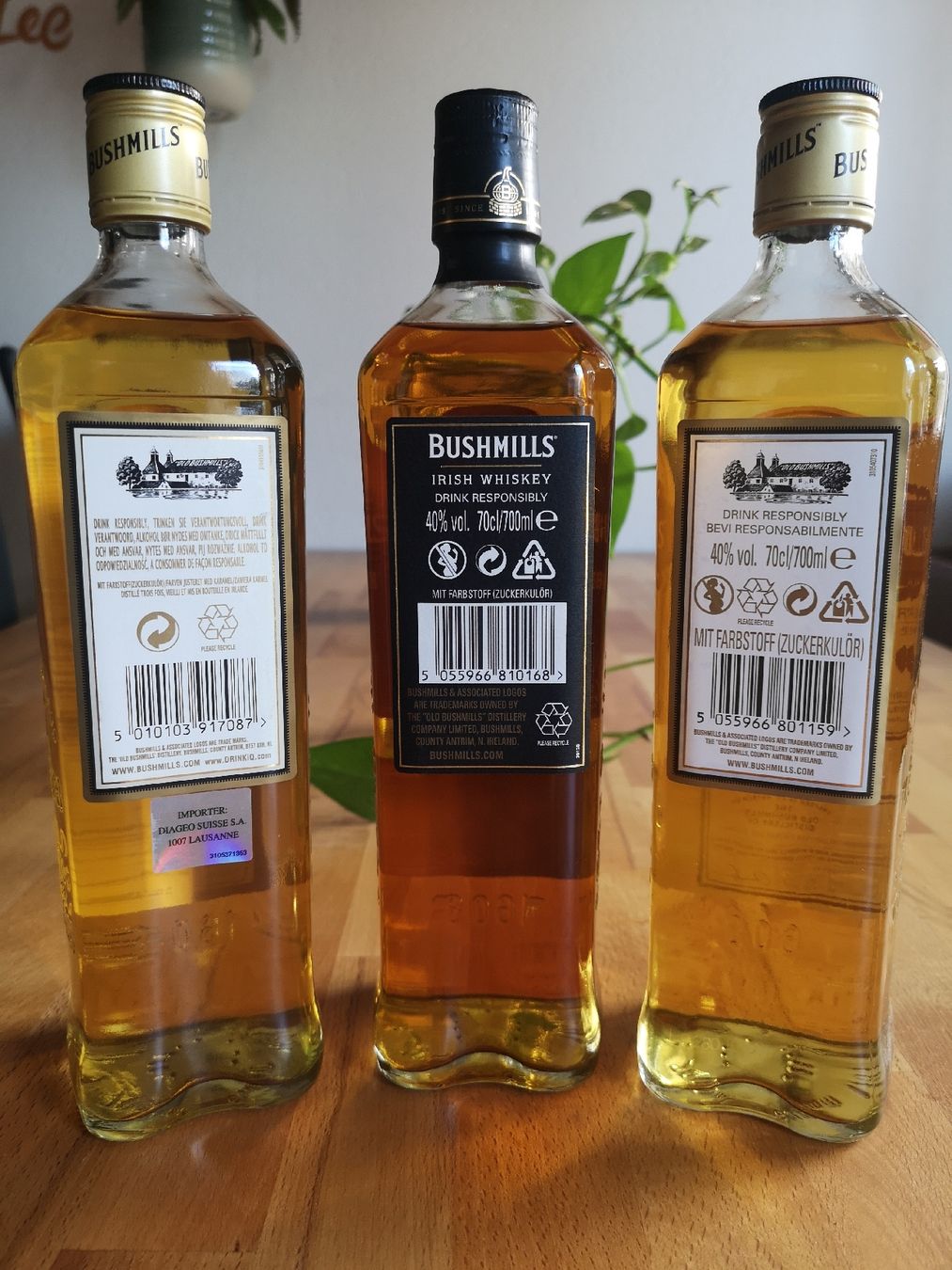 Spirituosen: Bushmills Irish Whiskey, 3 Flaschen – Neu und originalverpackt aus Waltenschwil von Andy.Z01 4