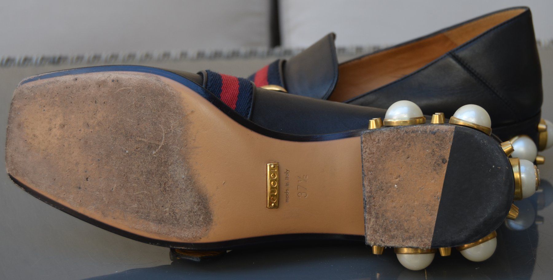 Gucci Damenschuhe: Gucci Mokassins / mocassins 37.5 – Gebraucht aus Collonges von Auganien 6