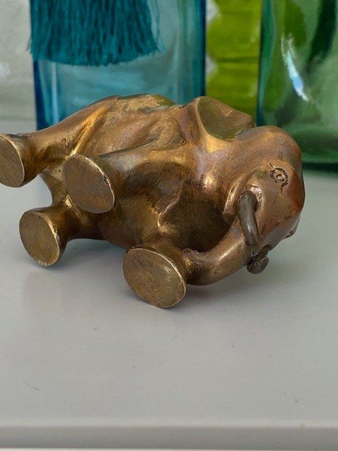Statuette: Massiver Messing Elefant – Usato da Wiesendangen venduto da EnricaL 6